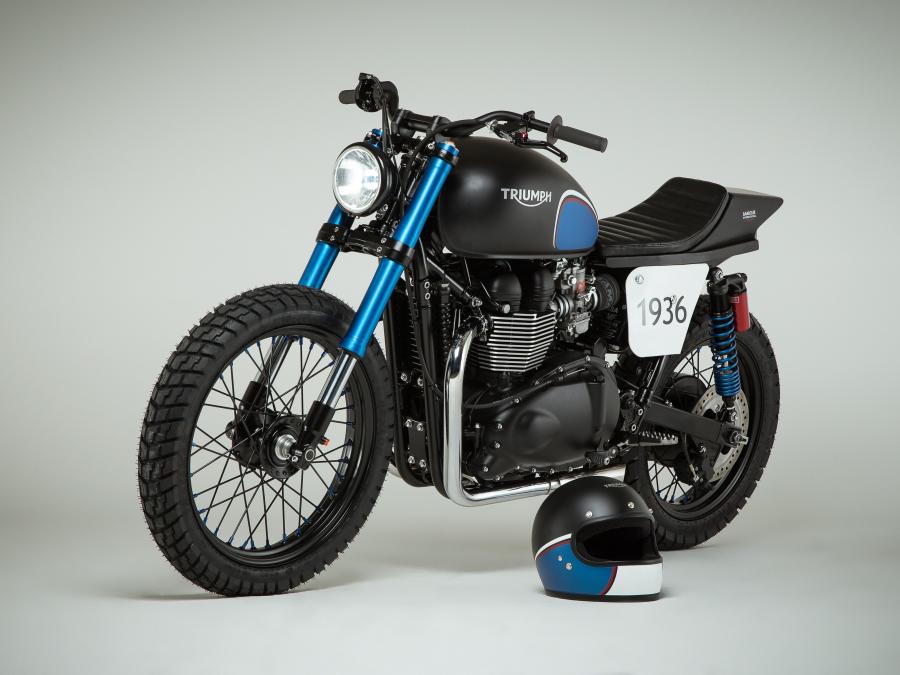 Triumph Bonneville BIT1 Street Tracker by Barbour International